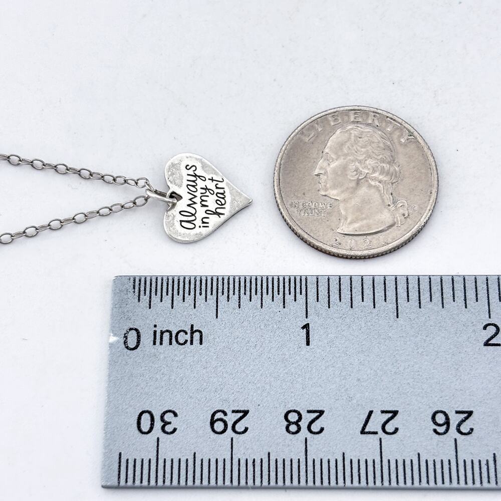 Vintage Sterling Silver 925 Cable Link Chain Necklace 17.5"-19.5" - Picture 9 of 10